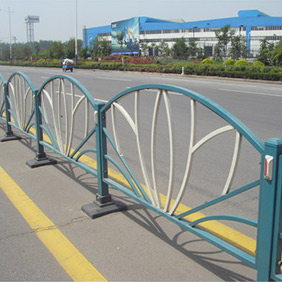 11. Iron, zinc, and steel road guardrails